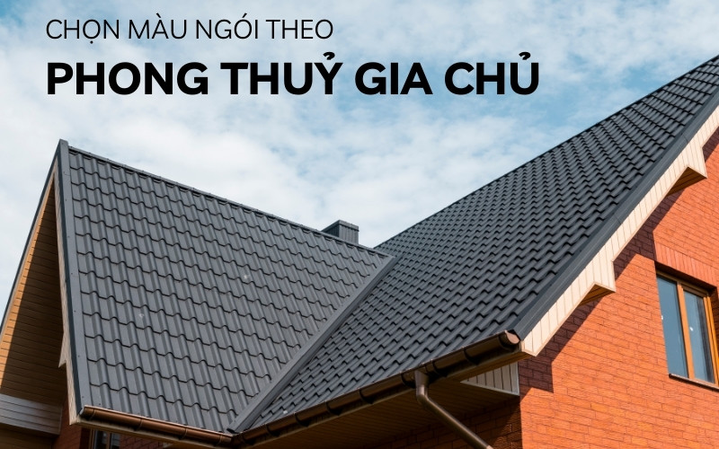 chọn màu ngói theo phong thủy