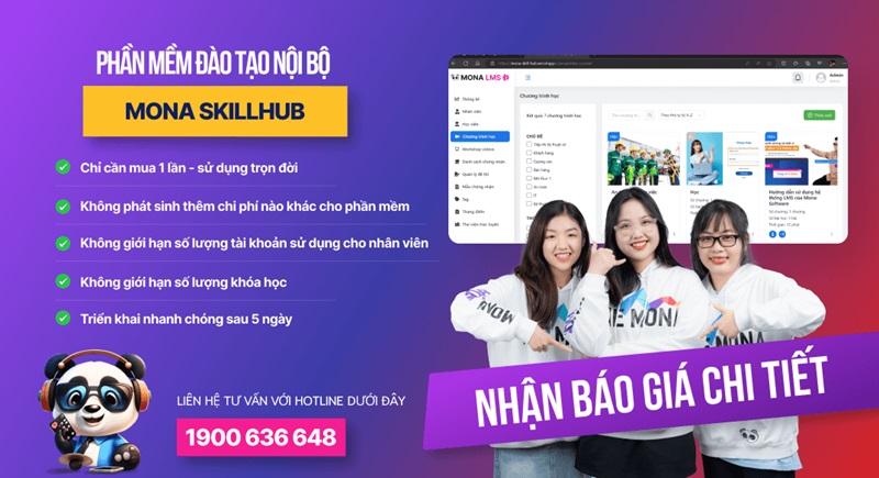 phần mềm mona skilhub